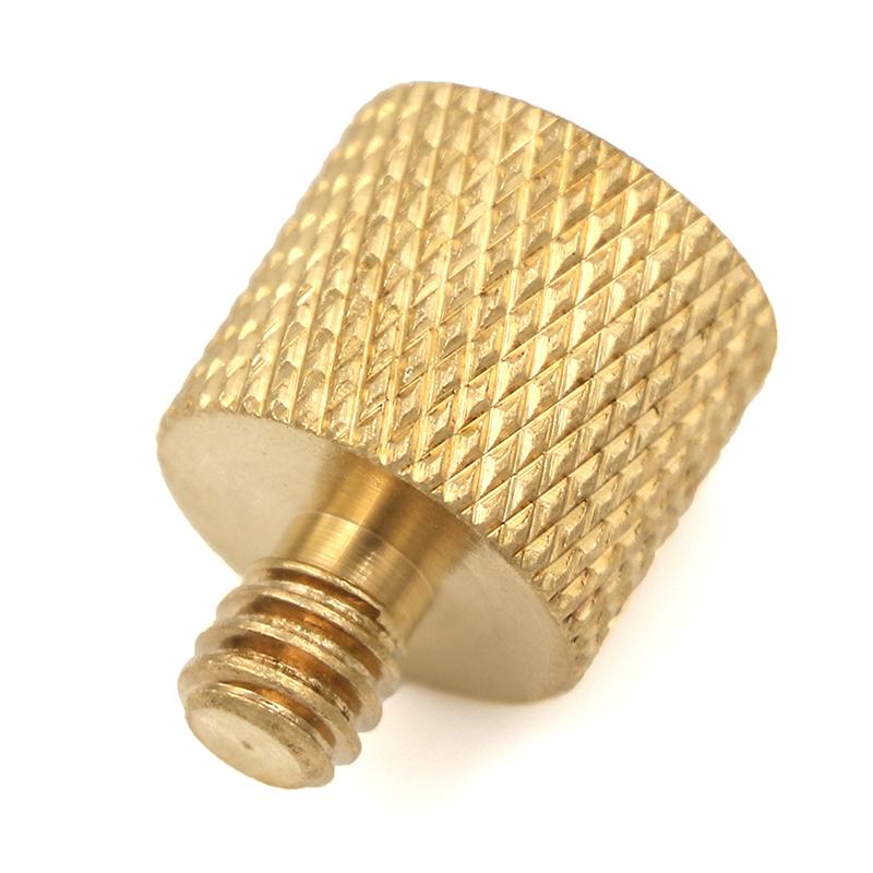 1 bucată trepied cameră filet șurub Adaptor 3/8 la 1/4 mamă convertor alamă