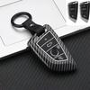 Abs Carbon Fiber Car Key Case Cover For Bmw 1 2 3 4 5 6 7 Series X1 X3 X4 X5 X6 X7 F10 F20 F30 G20 G30 G01 F15 F16 G02 G05 F34