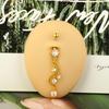 1pc Golden Belly Button Rings Pack Stainless Steel Long Dangling Navel Belly Piercing Jewelry For Women 14G Belly Bar Kit Stud