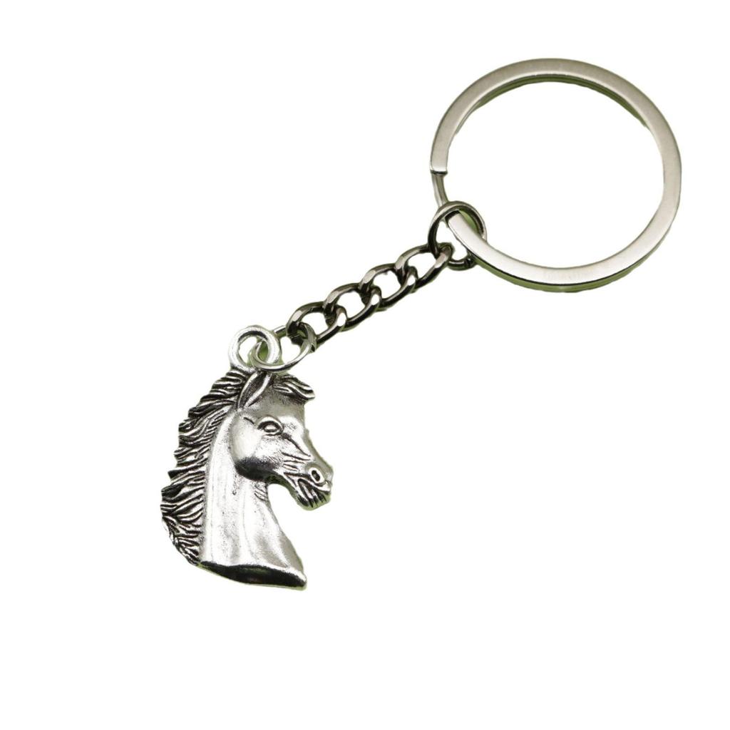 Elegant Horse Head Keychain Pendant Jewelry