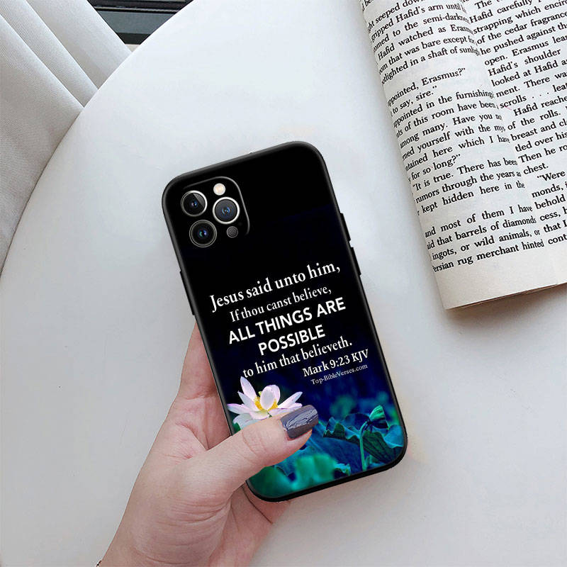 JO5 Verset biblic Isus Hristos Husă de telefon pentru Samsung A35 A25 A24 A15 A05S A05 M55 M35 M15 A06 A16 A02 A12 A13 A10 A20 A30 A22 A31 A32 A33 A41 A42 A50