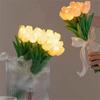 10pcs Artificial Flower Realistic Tulip Hot Sales Home Christmas Decoration Wedding Garden Garland Bride Mother'S Day Bouquet Diy Gift