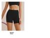 High-Waisted Yoga Shorts with White Trim - Spring/Summer Hip-Lifting Running Fitness Wear