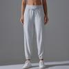 Women's High Elasticity Drawstring Yoga & Running Sweatpants – Breathable, Loose-Fit Cropped Sports Pants