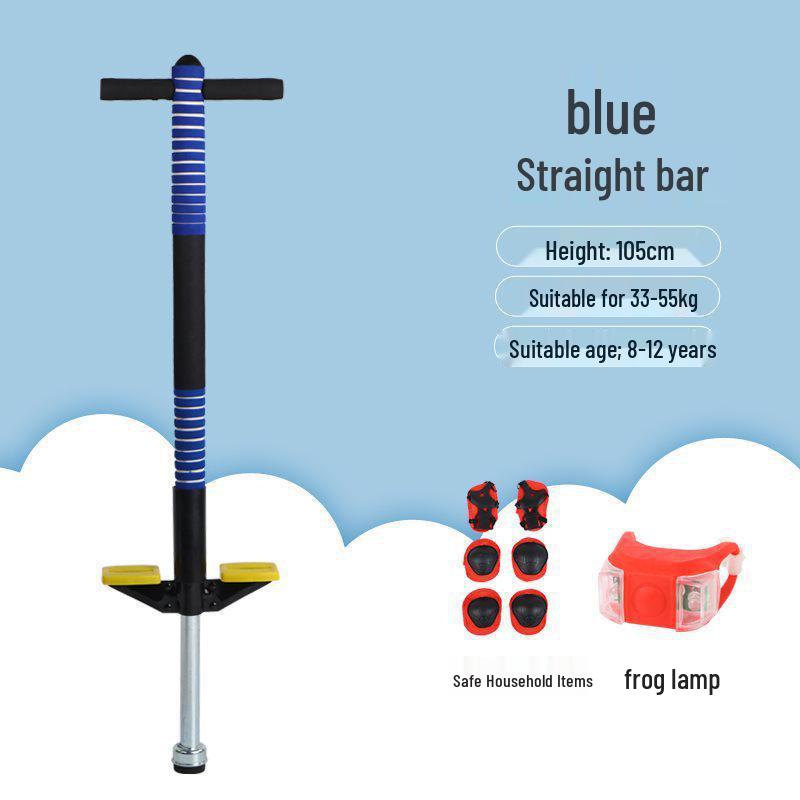 Kids' Frog Bouncer Jump Stick - Single & Double Jump Toy for Children and Students