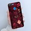 For Honor 9 Lite LLD-L21 LLD-L31 Phone Case Flower Girl Design Soft Silicone TPU Back Housing for Honor 9 STF-L09 STF-AL10 Cover