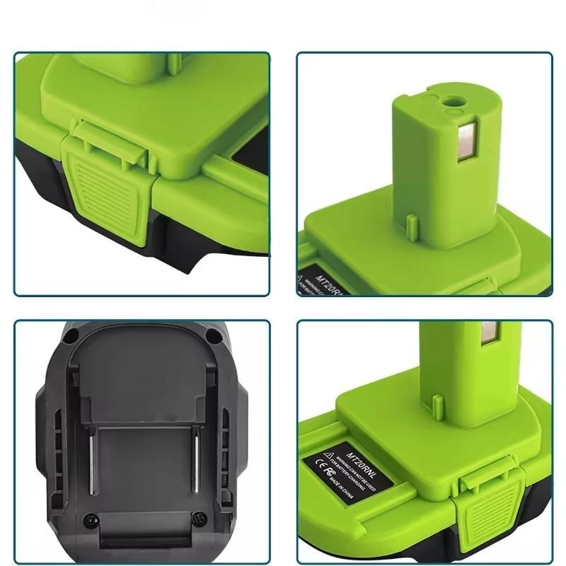 new MT20RNL battery adapter, converter for Makita 18V lithium-ion battery converted for Ryobi 18V Li-ION battery
