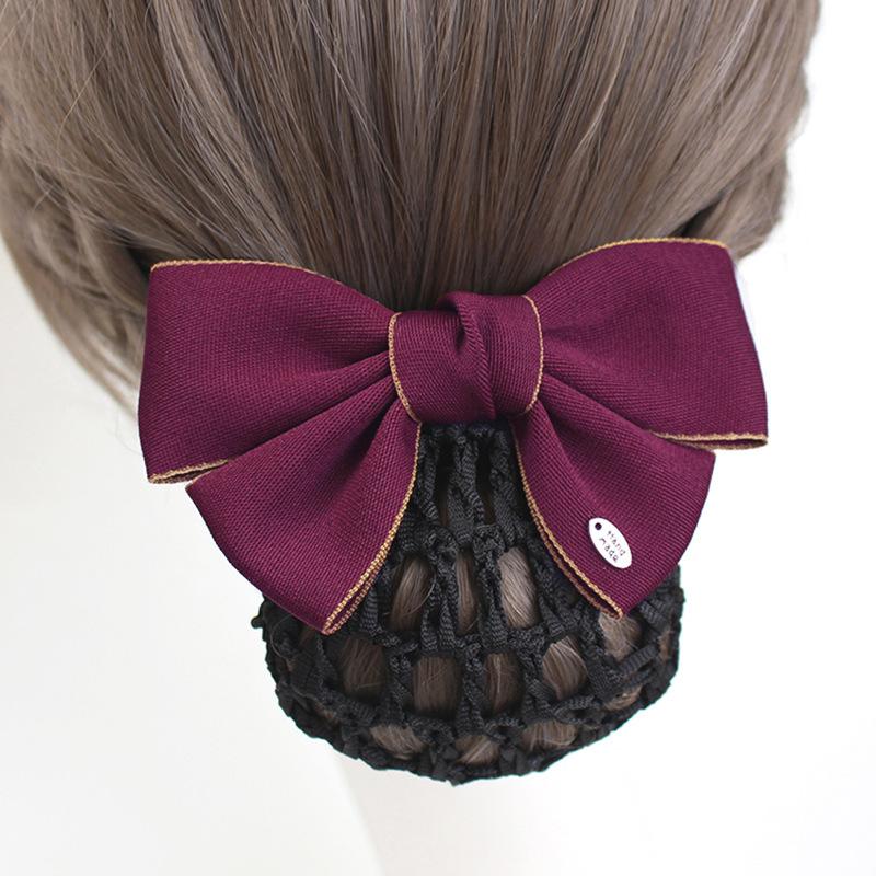 Yifei Jewelry Professional Head Flower Nurse Flight Attendant Staff Work Hairpin Headgear Hair Accessories Disc Hair Net Pocket