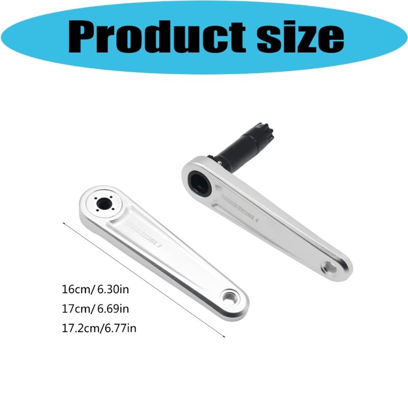 Compacts Aluminum Alloies Folding Bikes Crankset High Efficiency Transmission Systems Tool Frees Installation Crankset