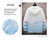 Men's Hooded Ice Silk Cooling Jacket - Chinese Style Print, Lightweight & Breathable Sun Protection