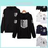 No Kyojin Attack On Titan Wings Hoodie Cozy Pullover For Ultimate Comfort**