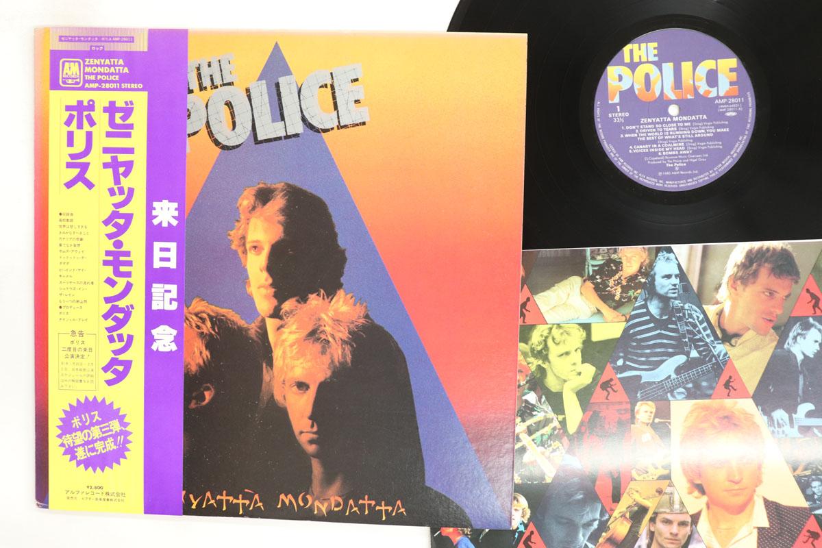 Виниловая пластинка POLICE Zenyatta Mondatta AMP28011 AM 1980 Япония Obi Рок Б/у