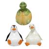 3Pcs Resin Duck Garden Statue Set Creative Garden Sculptures Gift Small Animal Figurines  Outside