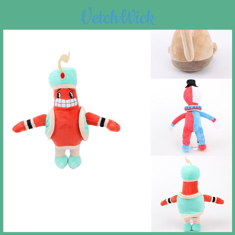 Cuphead Soft Plush Toy With Magic Lamp Teapot And Joker Design