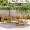Vidaxl 4-Cz. Garden Lounge Set, Acacia Wood