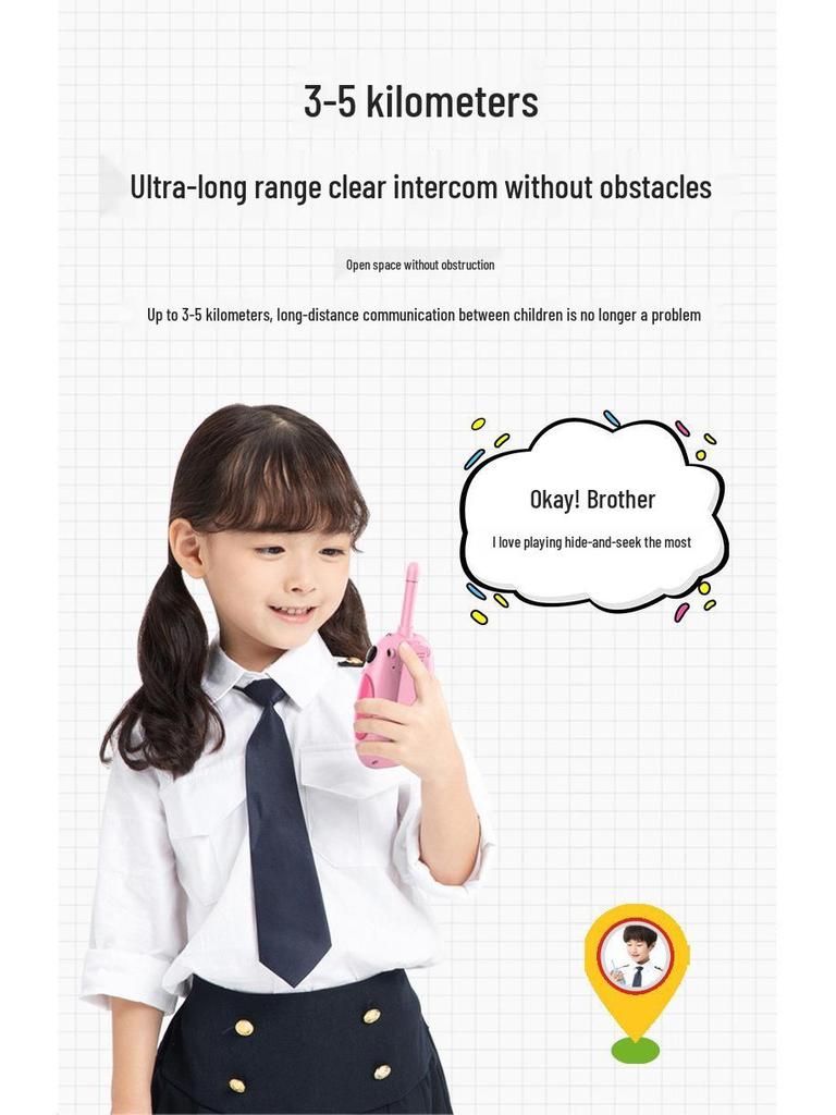 Mini DJ100 Cross-Border Walkie-Talkie: 3km Range, Parent-Child Interactive Educational Toy