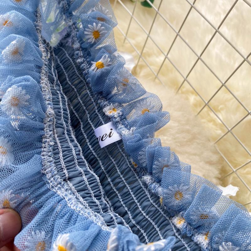 GMXIA Women's Fashion Summer Spring Floral Print Short Sleeve One Shoulder High Waist Casual Dresses