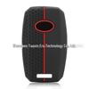 Kia Folding 3-Button Silicone Remote Key Protective Cover - Honeycomb Design