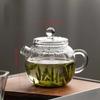 120/200ml Mini Clear Glass Teapot High Borosilicate For Hot  Teapot For One Person Use Kung Fu Tea For Home Office Cafe