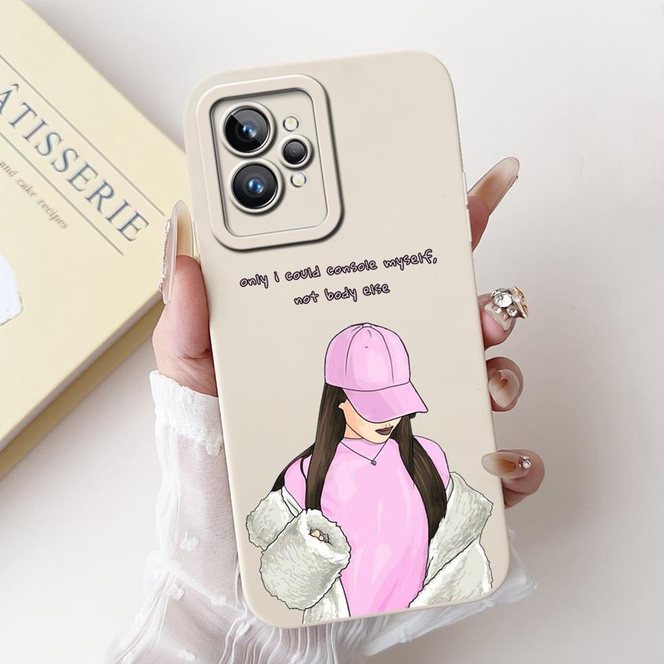 Cover per Telefono Femminile Cuore d'Amore per Realme GT2 Pro Custodia Realme GT Neo2 GT2 GT Neo 3T Funda Silicone Morbido Opaco Protezione Lente Capa