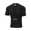 Li Ning Basketball Series Letter Round Neck Versatile Casual Short Sleeve Fitness Shirt Men tops AUDW043-1