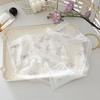 5PCS Mid Waist Transparent Floral Briefs Seamless Underwear for Women Mesh Flower Panties  Gifts