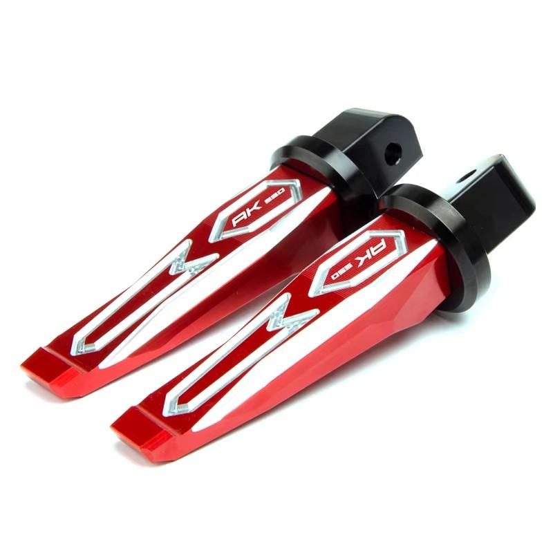 For KYMCO AK550 AK 550 2017-2024 2018 2019 Motorcycle Rear Passenger Footrests Accessories Scooter Foot-Peg Foot Rests Pedals