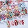 Dopamine Heart Nail Art Set: 12-Grid Peach Heart Resin Rhinestones for DIY Nails (2026 New Colors)
