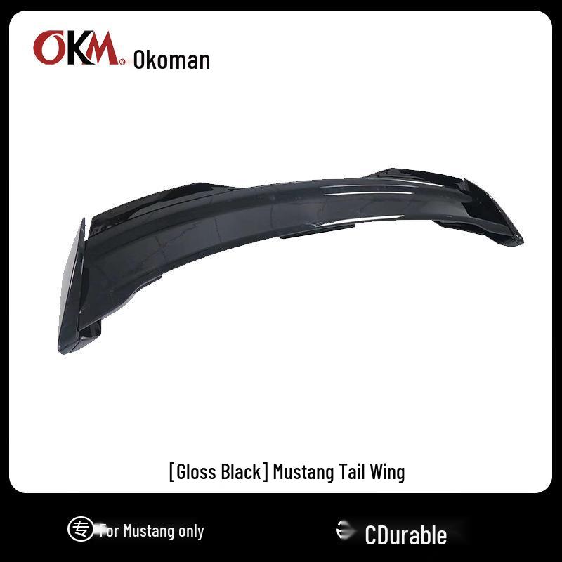 Ford Mustang Rear Spoiler Upgrade (2015-2022) Black Horse Track Spoiler - US/China Models
