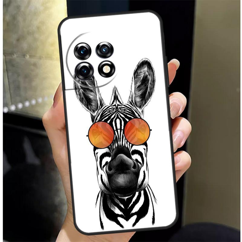 Zebra Cover For OnePlus Nord 4 CE 3 2 Lite N30 N20 N10 OnePlus 13 12 11 10 Pro 10T 8T 12R 13R Case