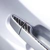 Soft Carbon Fiber Exterior Door Handle Trim Sticker For Subaru Forester SK 19-24
