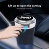 Cup Holders Car Cigarette Ashtray Cup LED Light Portable Cigar Ash Tray For Jeep Grand Cherokee Wrangler JK Gladiator Compass Re