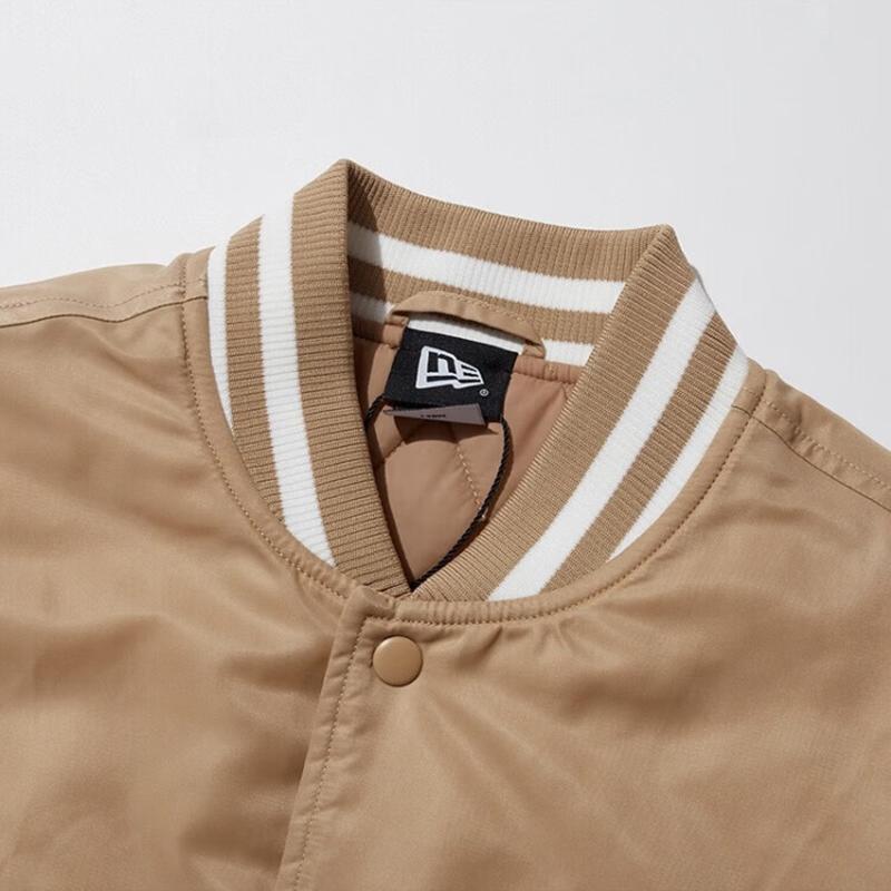 New Era Quilted Warm Button Long Sleeve Cotton Jacket Unisex jackets Sand 13470705