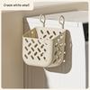 1PCS Wall-Mounted Dirty Clothes Basket large-Capacity Folding Storage Basket Strong load-Bearing Hollow Design For Ventilation