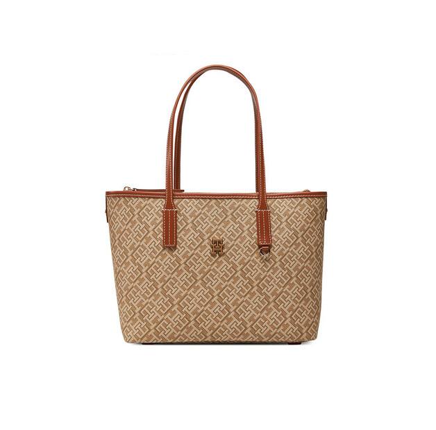 

Сумка Tommy Hilfiger Tommy Hilfiger Th Monoplay Leather Mini Tote AW0AW17415 коричневый