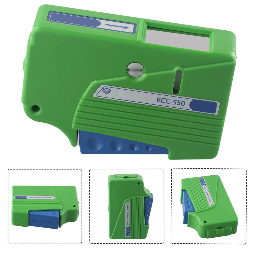 Optic Cleaner For Cassette Fiber Optic Cleaning Tool Manual Operation Alcohol Free Microfiber 500+ Effective Cleans