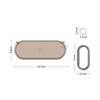 TPU Protective Case Shockproof Clear Transparent Cover Headphone Accessories With Keychain Hook for Nothing Ear(Open)