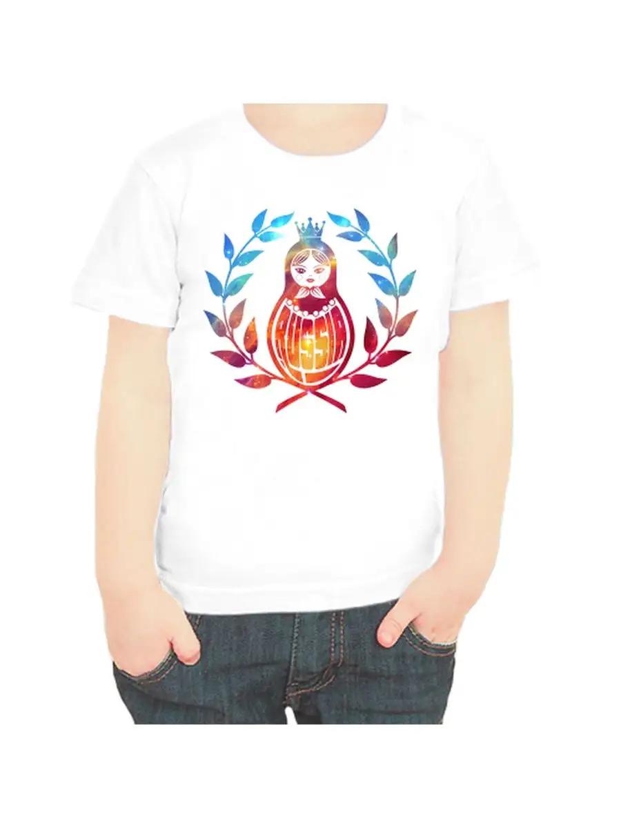 Russia children s T-shirt with a matryoshka doll S