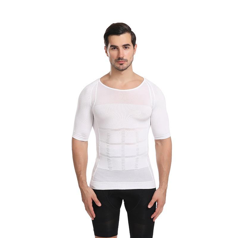 INSELLE Men Body Shaper Slimming Compression Vest Undershirt Seamless Waist Trainer Tank Top Belly Control Weight Loss Shapewear