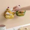 Kitchen Onion Ginger Garlic Storage Basket Hanging Basket Rack Bathroom Bedside Wall-Mounted Storage Box Storage Baskets