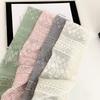 Ribbon Embroidery Lace Scarf Thin Lace Scarves Sweet Flower Scarf  Dress Decor