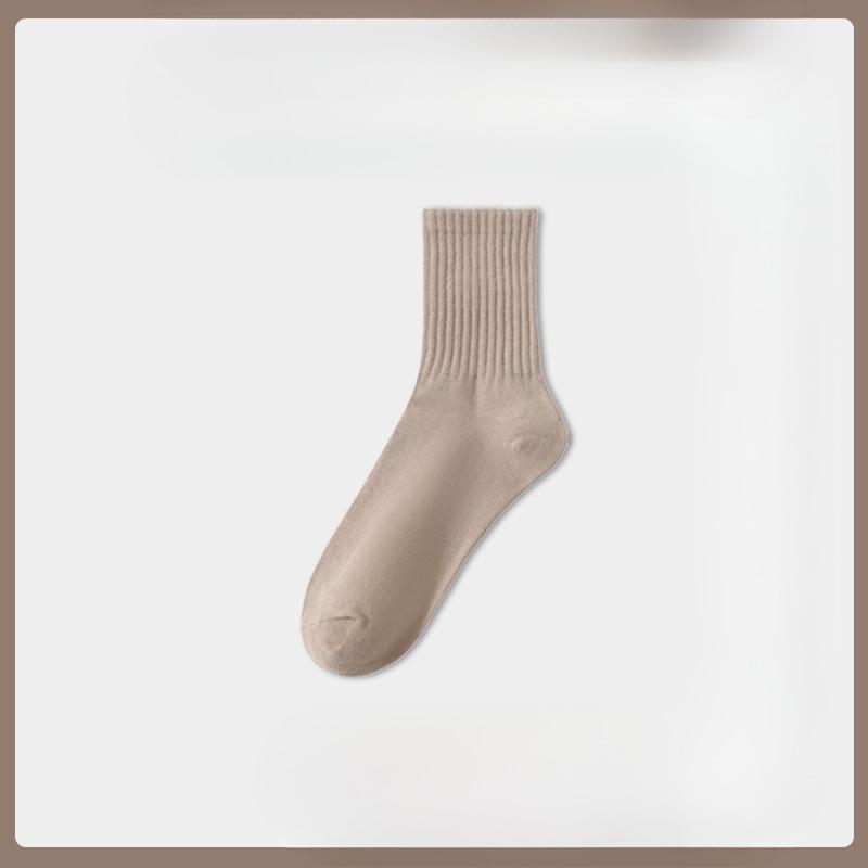Male Autumn and Winter Added Velvet and Thick Warm Cotton Sports Deodorant Socks