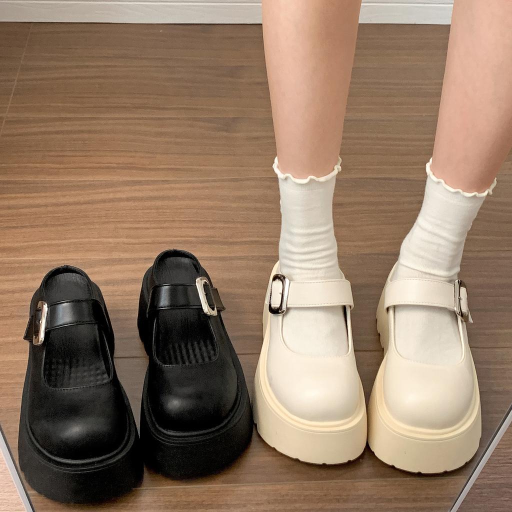 Fashion Cover Toe Shoes Woman's Slippers Slides Fashion Platform 2025 Luxury Retro Shoes Woman 2025 Slippers Casual Cover Toe Platform P