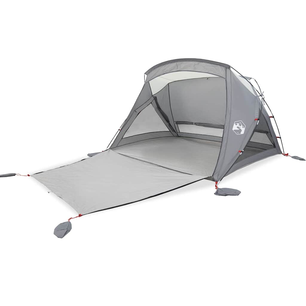 Beach Tent for 2 Persons Gray Waterproof