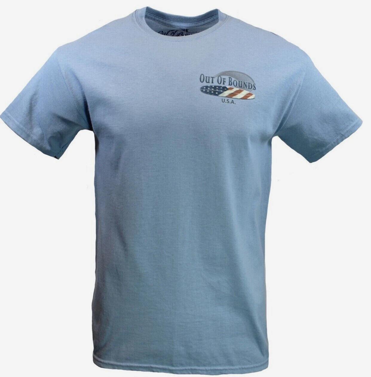 Men s T Shirt-Free to Ride - Out of Bounds  Living American Dream Coast to Coast 4XL