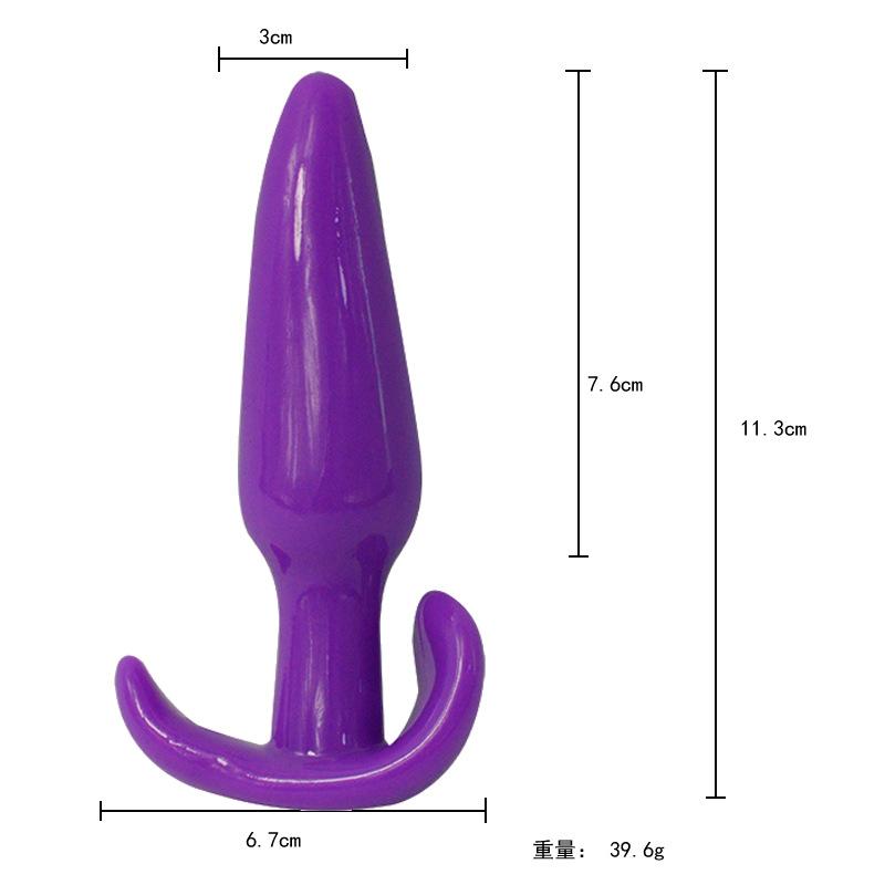 Měkké silikonové anální kolíky pro začátečníky Anální stimulátor Trenér Sex Play Hračka pro ženy Páry Masáž bodu G Unisex sex