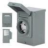 30A Generator Power Inlet Box 125V 3750W Outdoor Weatherproof Socket Accessory for RV