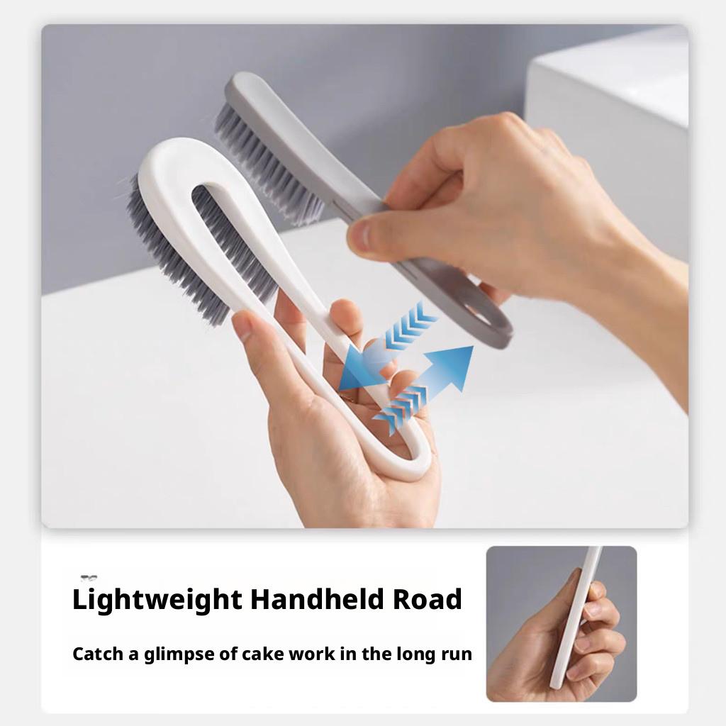 2-in-1 Detachable Brush: Shoe Cleaner + Gap Brush + Clothes Stain Remover