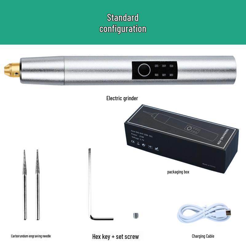 Wireless Rechargeable Mini Nail Art Engraving & Polishing Tool