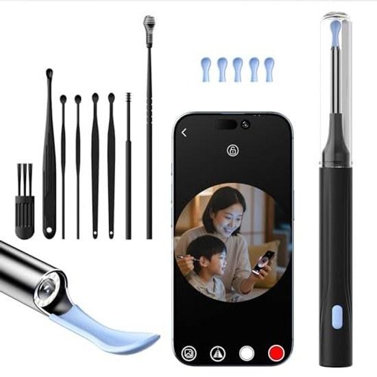 Ear Pick Camera Industry Model AI Temperature Control Ultra High Resolution Cleaning 6 LED Light Glowing Ultra-fine Lens Scoop Recording Photo IP67